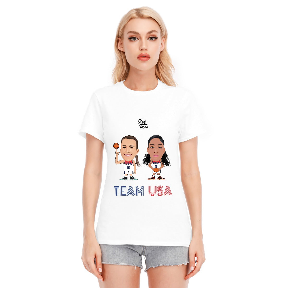 SlamToons T-shirt - Team USA Women