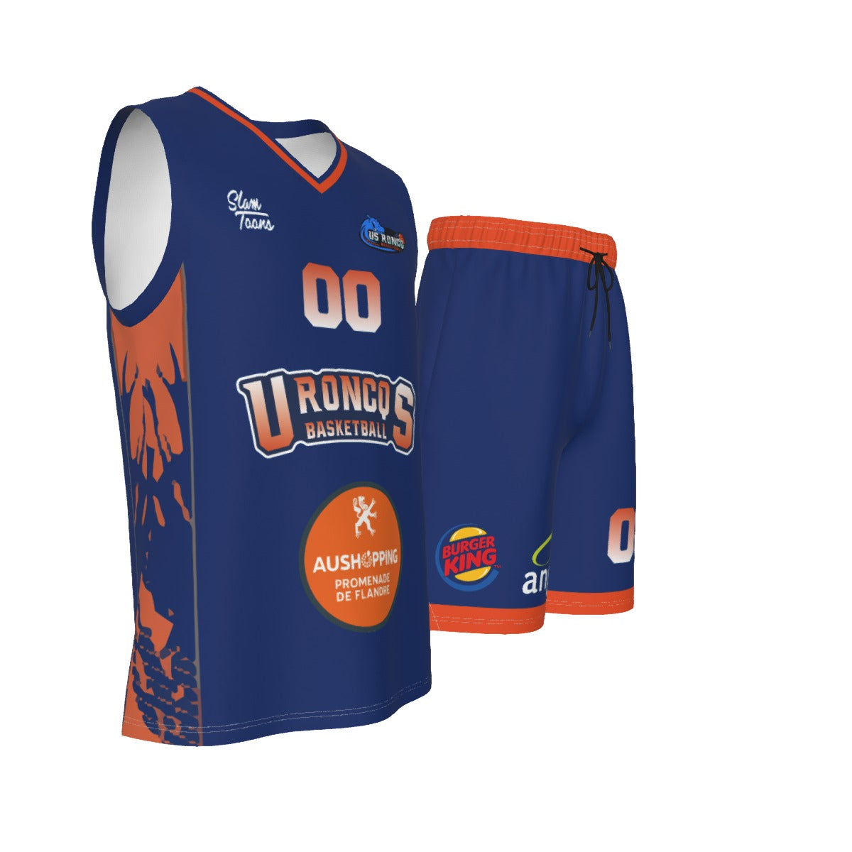 Ensemble Maillot + Short U.S Roncq - Enfant