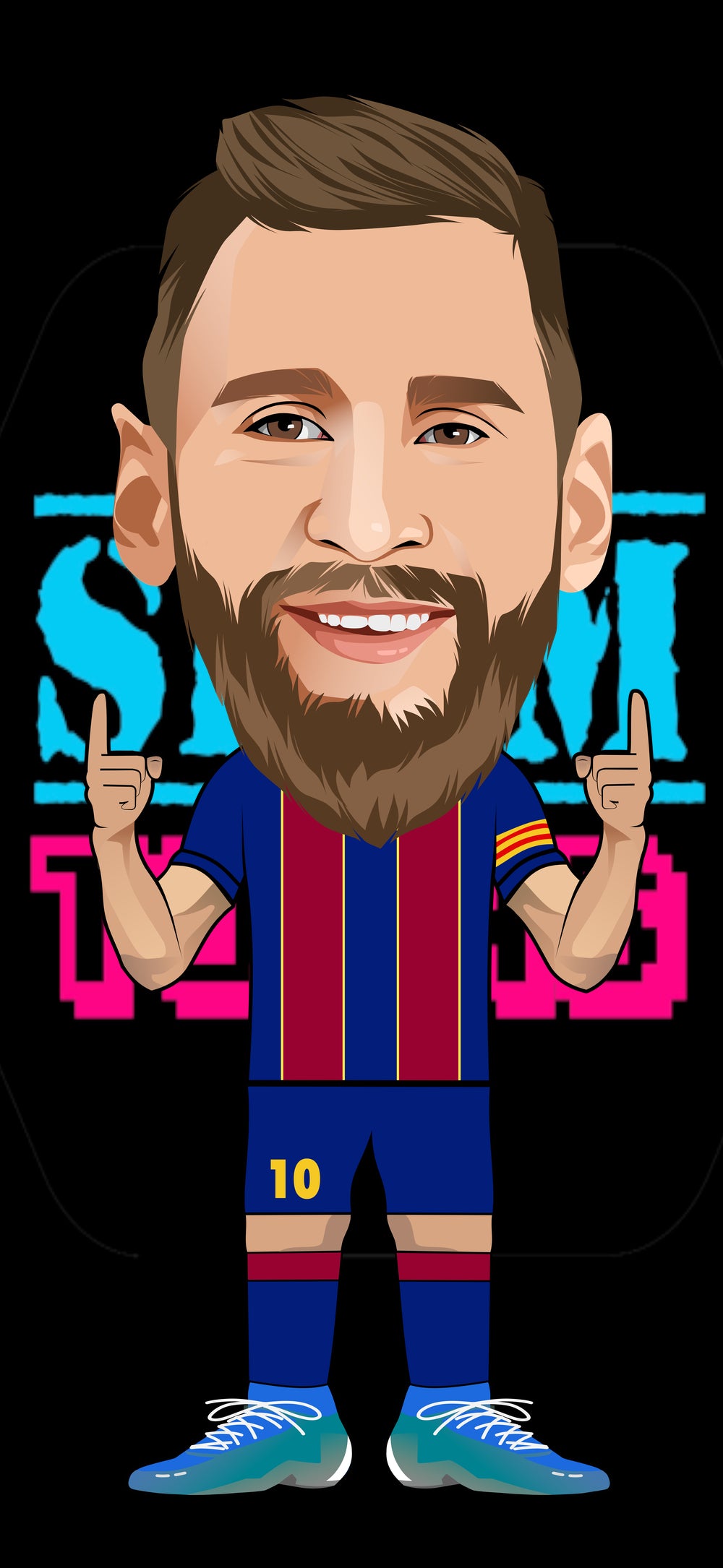 SlamToons - Lionel Messi