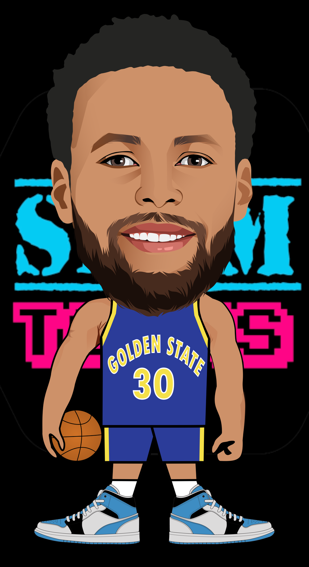 SlamToons - Steph Curry