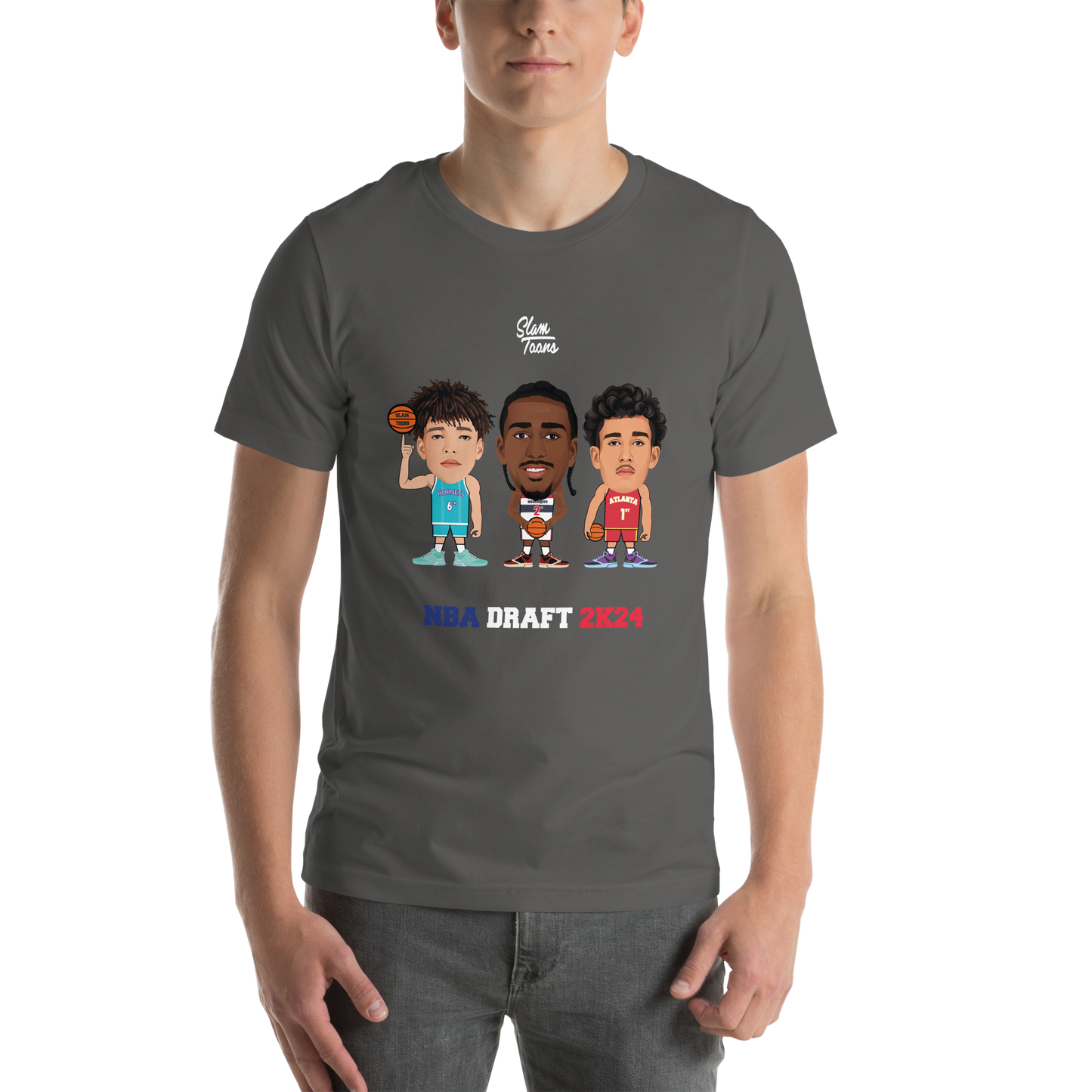 T-shirt SlamToons - NBA DRAFT 2K24