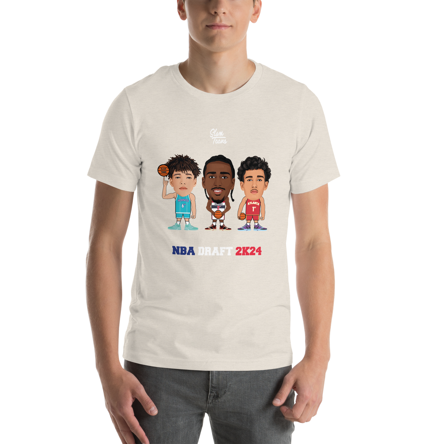 T-shirt SlamToons - NBA DRAFT 2K24
