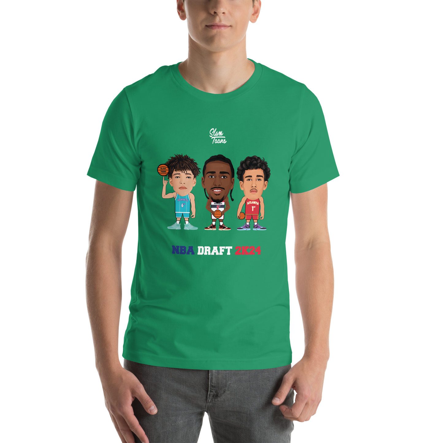 T-shirt SlamToons - NBA DRAFT 2K24