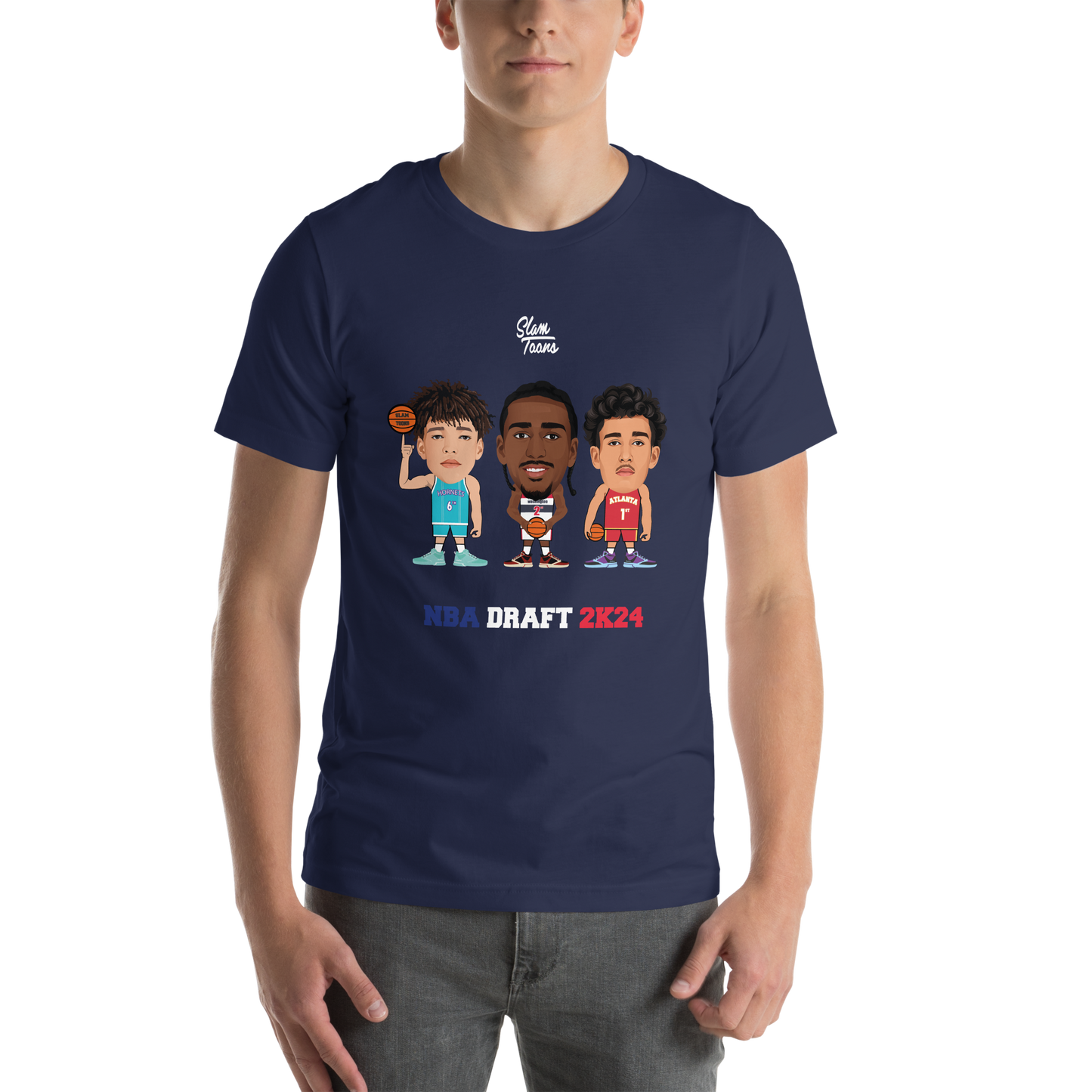 T-shirt SlamToons - NBA DRAFT 2K24