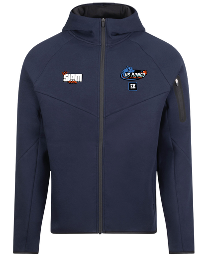 Veste tech zippée U.S. Roncq - Personnalisable