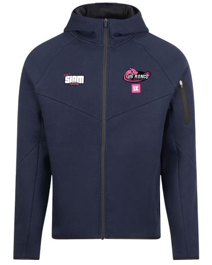 Veste tech zippée U.S. Roncq - Personnalisable