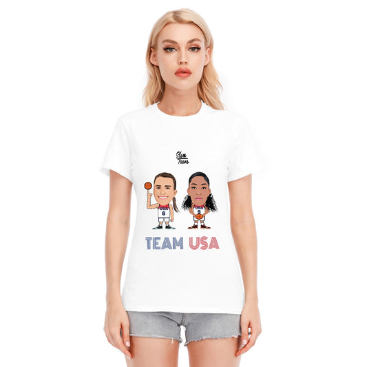 T-shirt SlamToons - Team USA Women