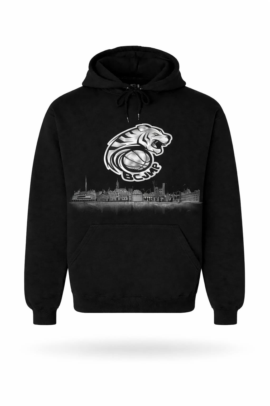 Sweat à capuche BCJMP - 100 % coton - Personnalisable