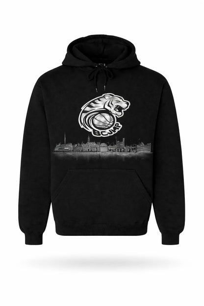 Sweat à capuche BCJMP - 100 % coton - Personnalisable