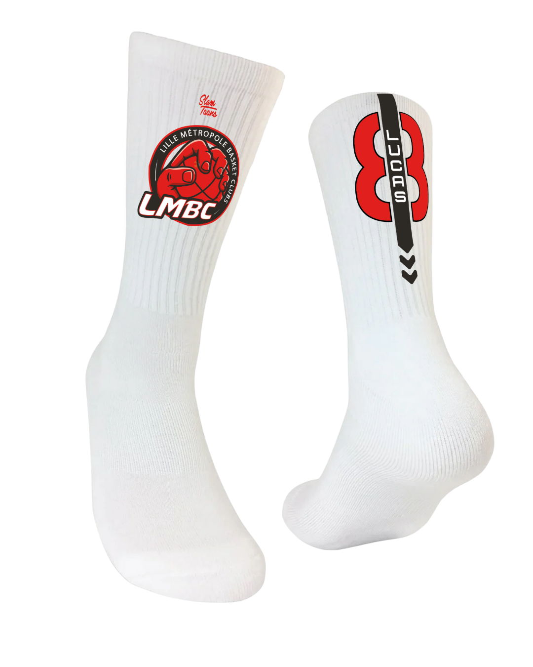 Pack N°2 - Surmaillot floqué + chaussettes + gourde 1L + sac à dos personnalisables LMBC