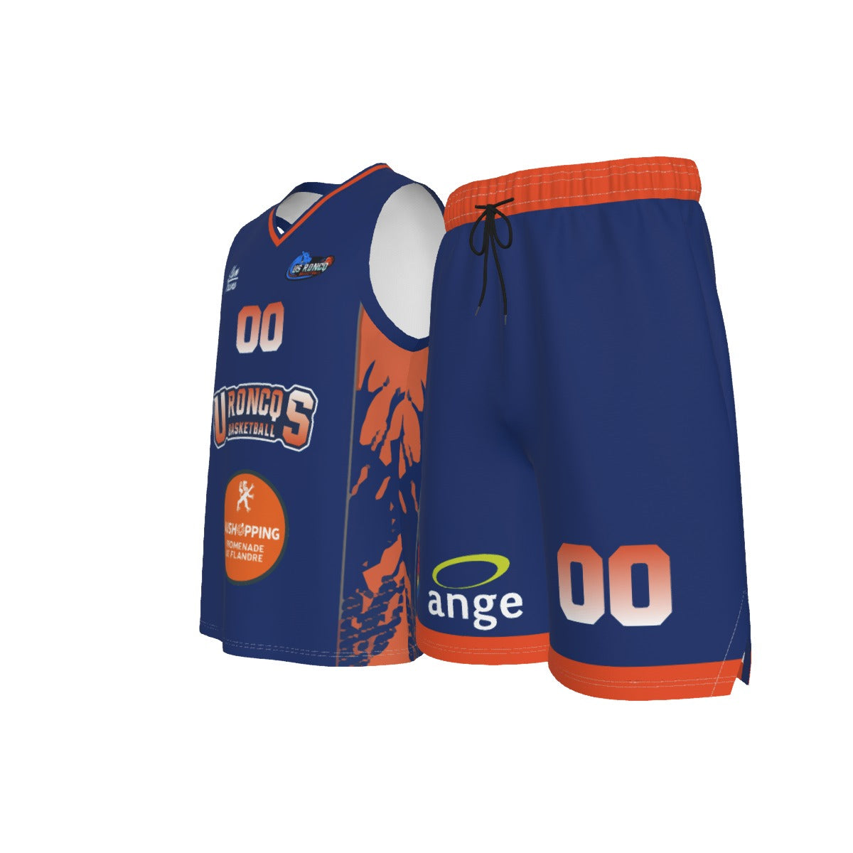 Ensemble Maillot + Short U.S Roncq - Adulte