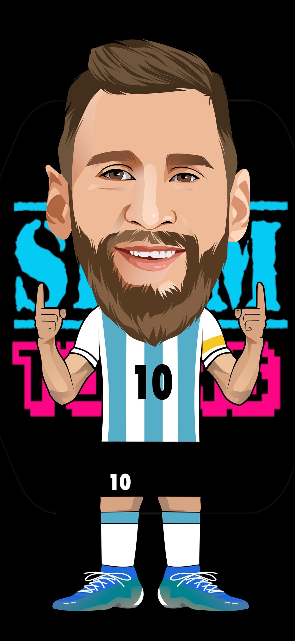 SlamToons - Lionel Messi