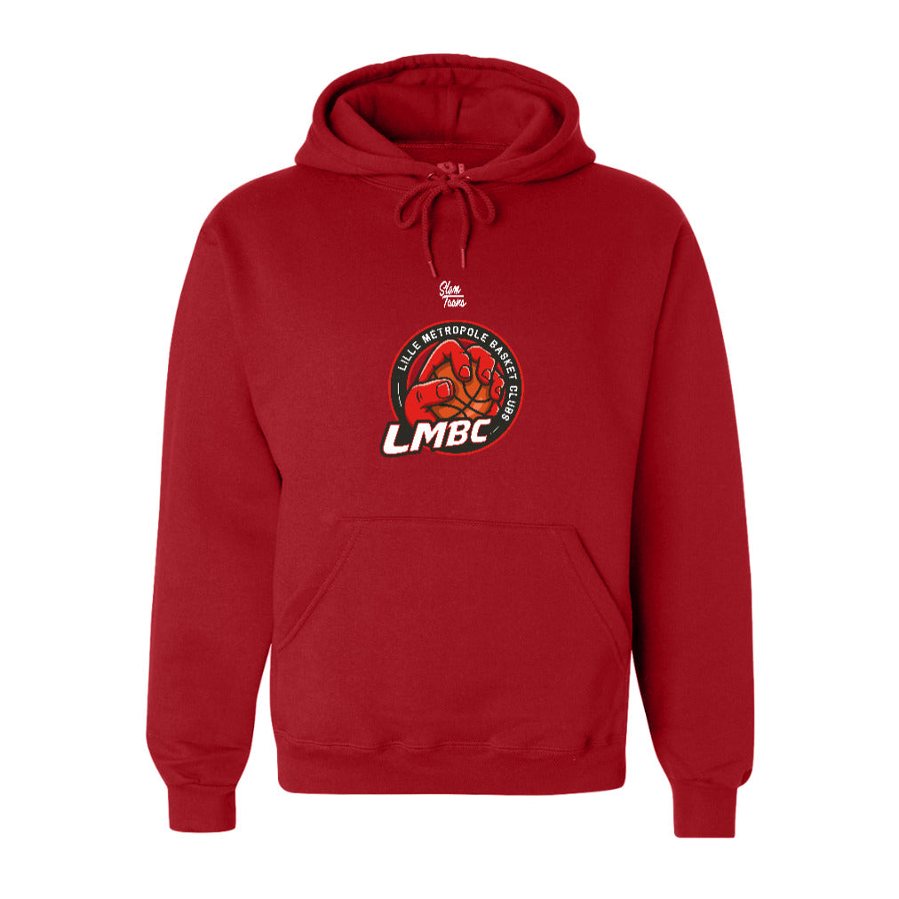 Sweat à capuche - LMBC - Adulte (Rouge / Blanc / Noir)
