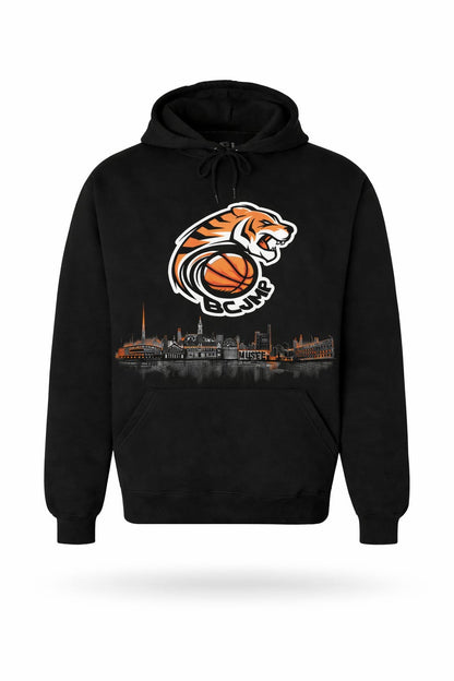 Sweat à capuche BCJMP - 100 % coton - Personnalisable