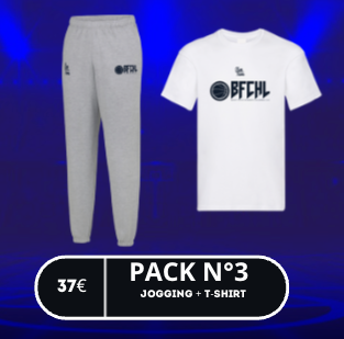 Pack 3 - T-shirt + jogging  - BFCHL