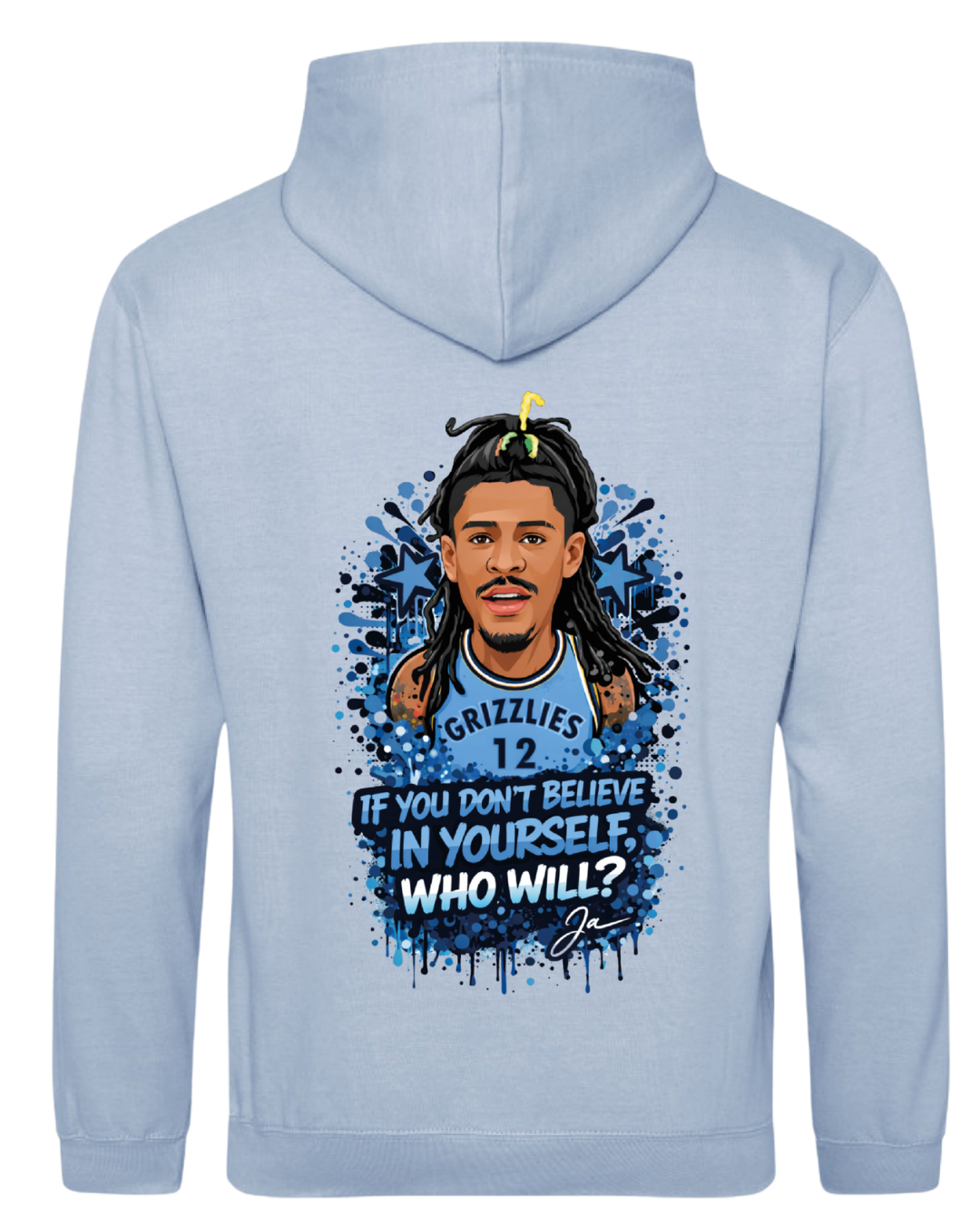 Sweat à capuche Graffiti Mindset - Ja Morant - 100 % coton