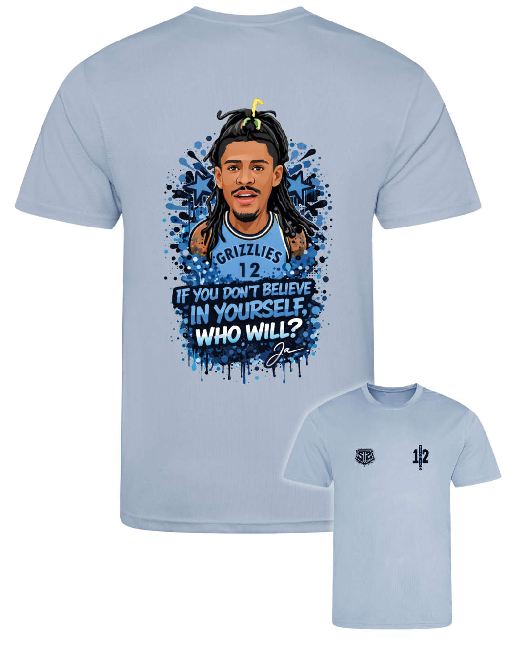 Trainee Tee - Graffiti Mindset - Ja Morant - 100 % polyester