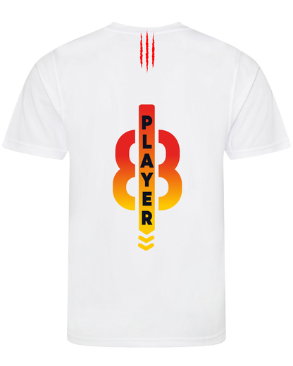 T-shirt PPN blanc - 100 % polyester - Personnalisable