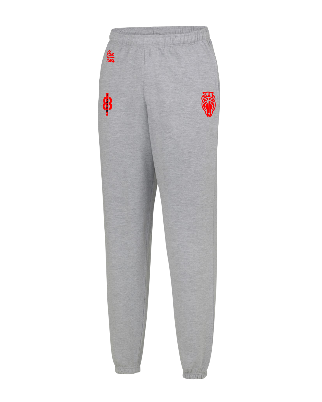 Jogging PPN gris - 100 % coton - Personnalisable