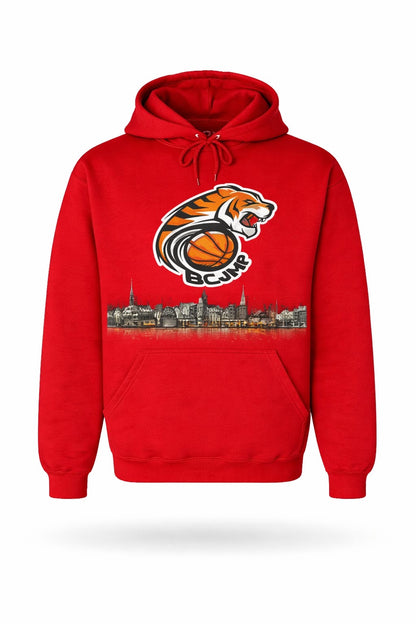 Sweat à capuche BCJMP - 100 % coton - Personnalisable