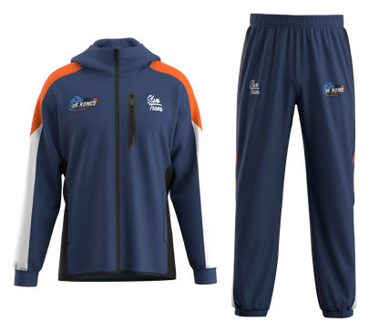 Survêtement synthétique U.S. Roncq - Enfant (Veste + Pantalon)