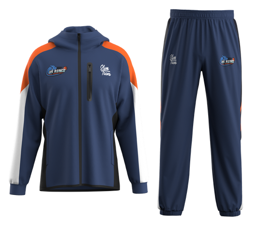 Survêtement synthétique U.S. Roncq - Enfant (Veste + Pantalon)