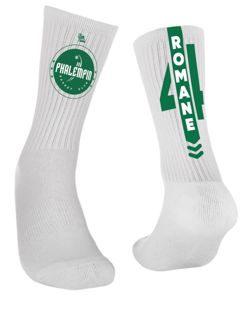 Chaussettes personnalisées PBC