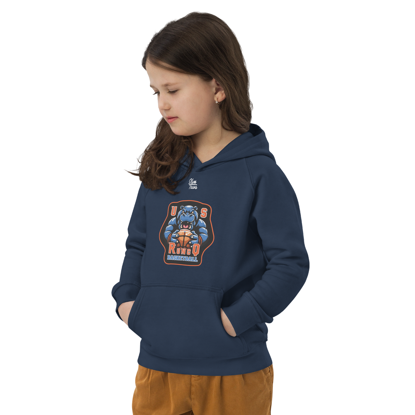 Sweat à capuche - U.S. Roncq Hippo - Enfant