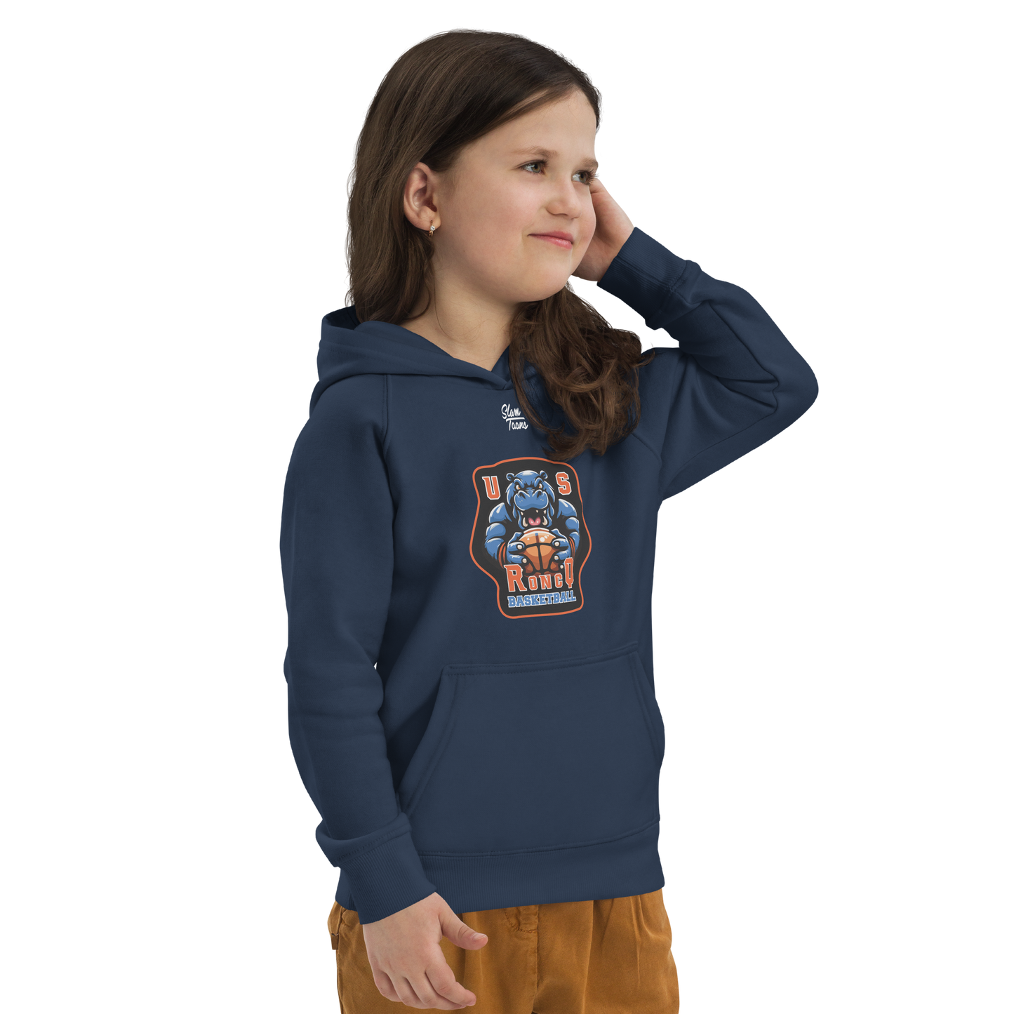Sweat à capuche - U.S. Roncq Hippo - Enfant