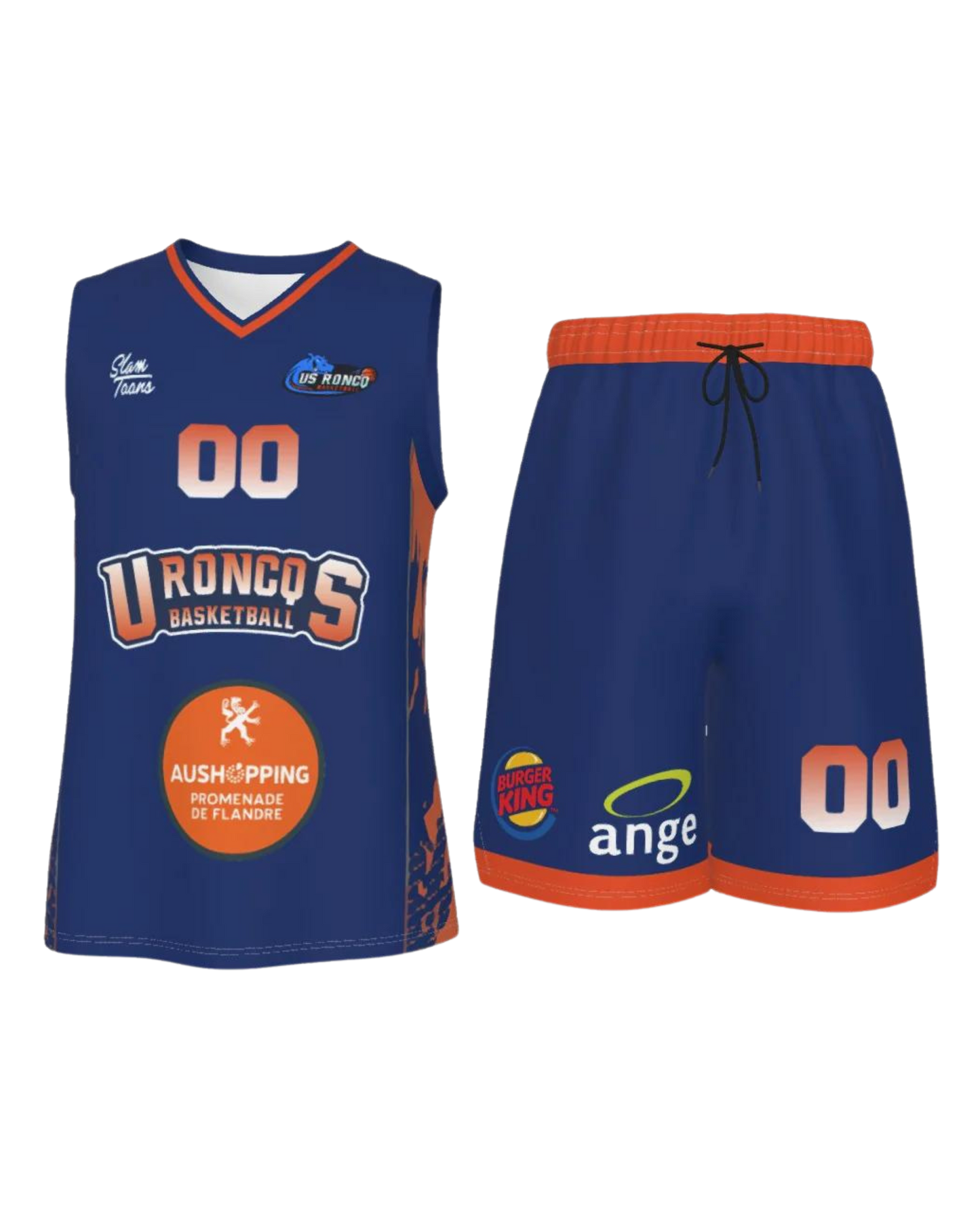 Ensemble Maillot + Short U.S Roncq - Adulte