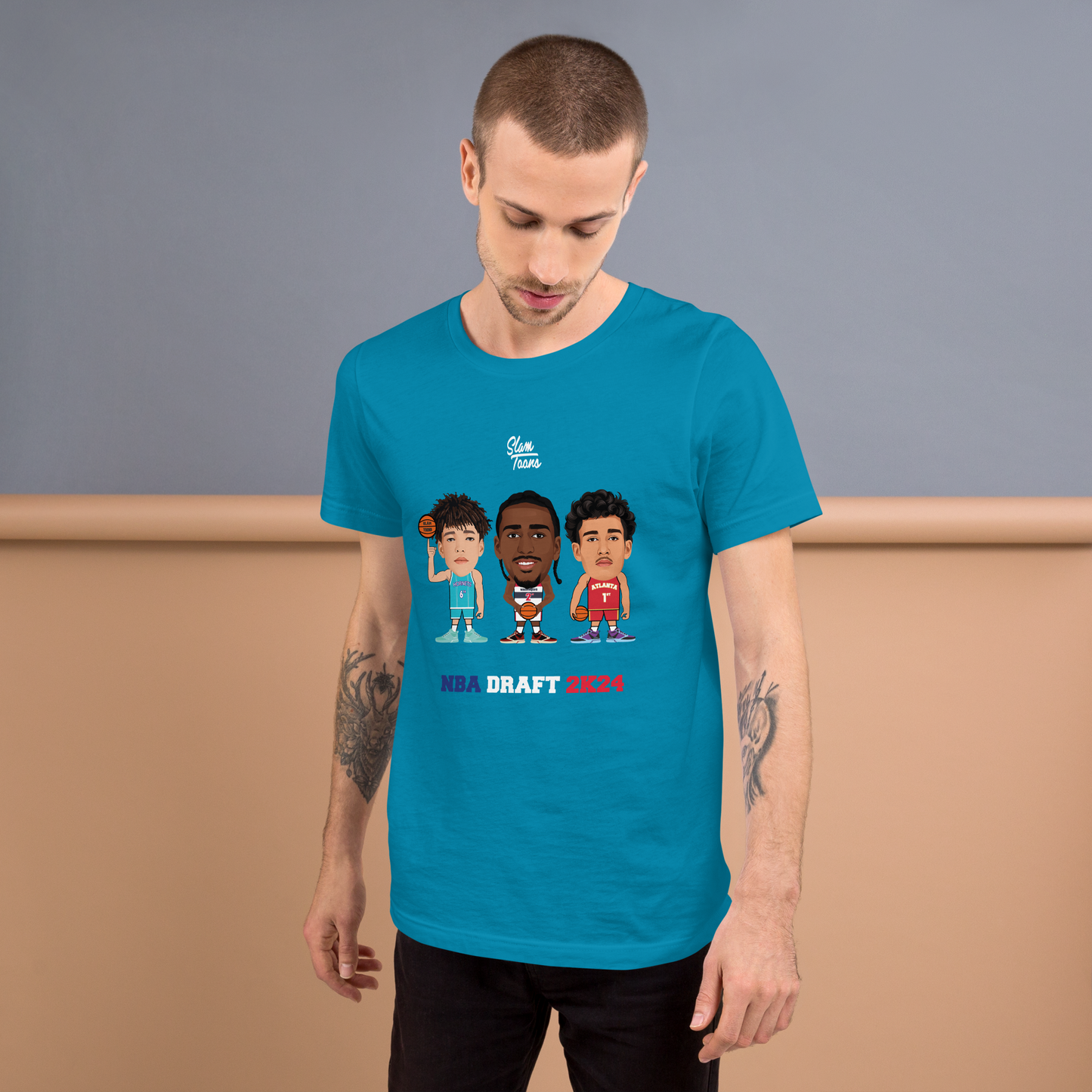 T-shirt SlamToons - NBA DRAFT 2K24