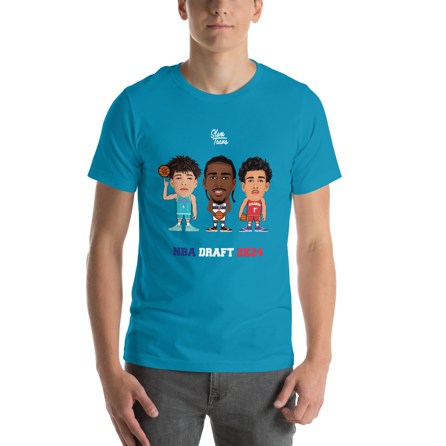 T-shirt SlamToons - NBA DRAFT 2K24