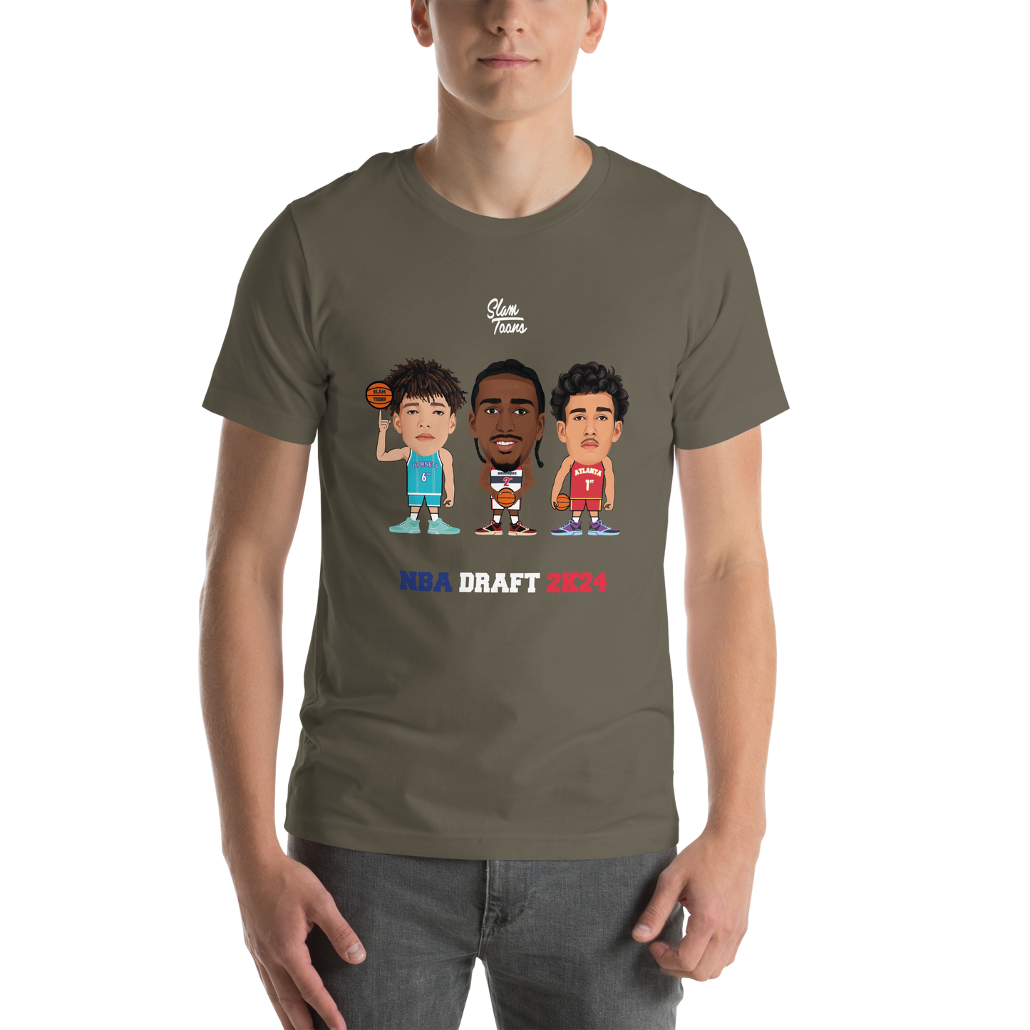 T-shirt SlamToons - NBA DRAFT 2K24