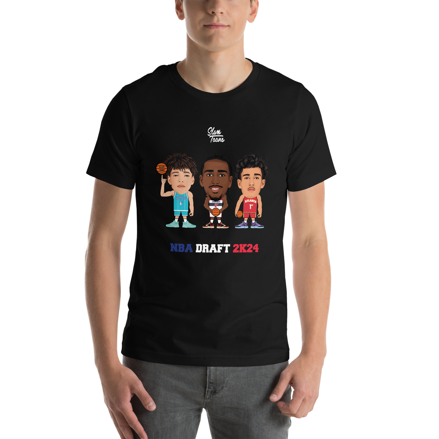 T-shirt SlamToons - NBA DRAFT 2K24
