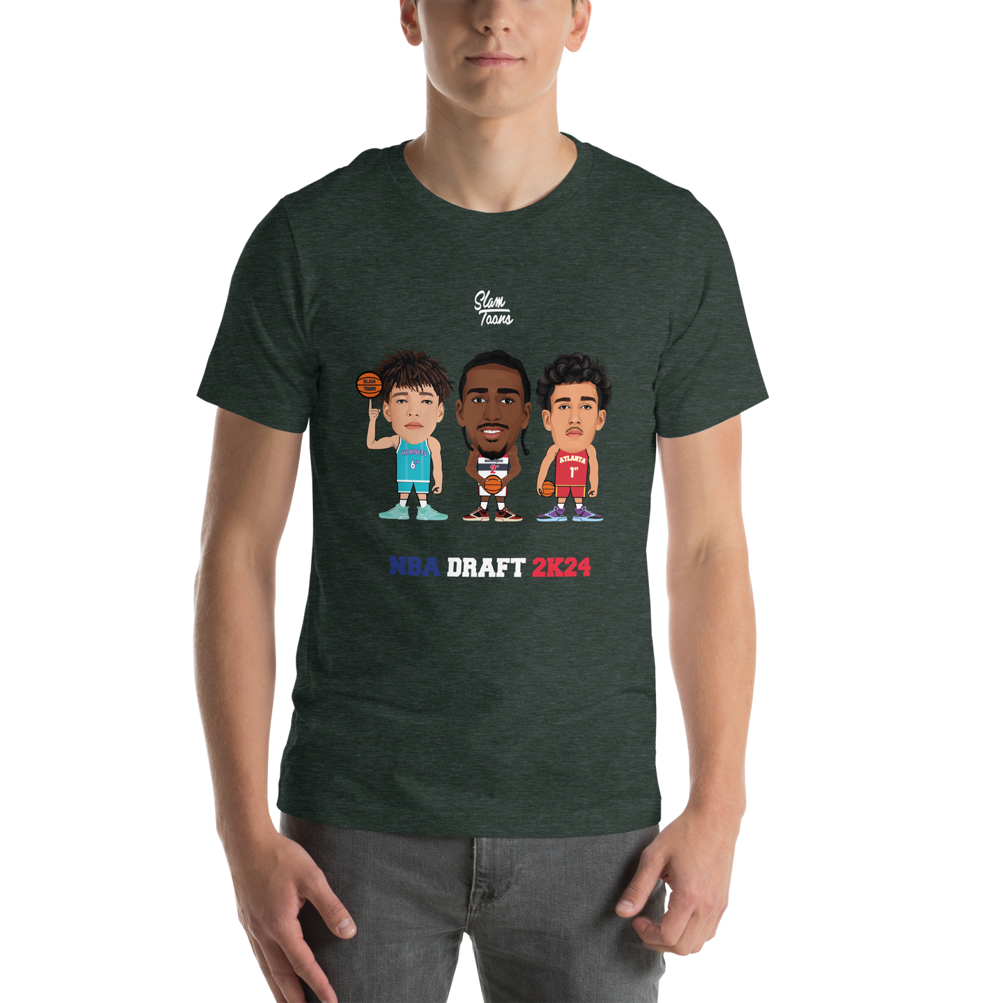 T-shirt SlamToons - NBA DRAFT 2K24